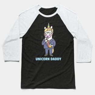 Unicorn Daddy Baseball T-Shirt